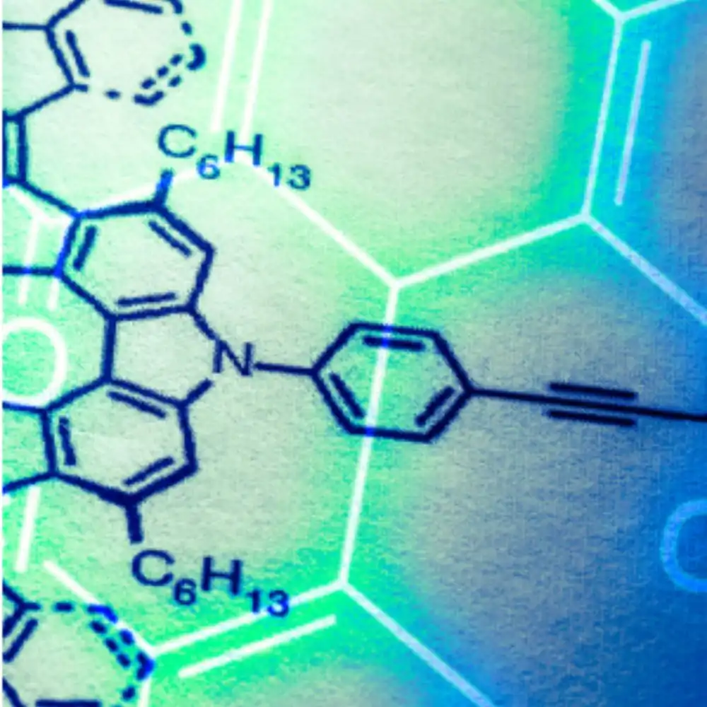 Close-up of intricate chemical formulas representing research and Scientific Consulting Services