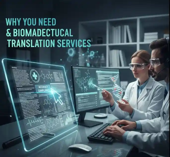 Experts ensure precision in Biomedical & Pharma Translation Services. Advanced tech guarantees accuracy & compliance for global research.